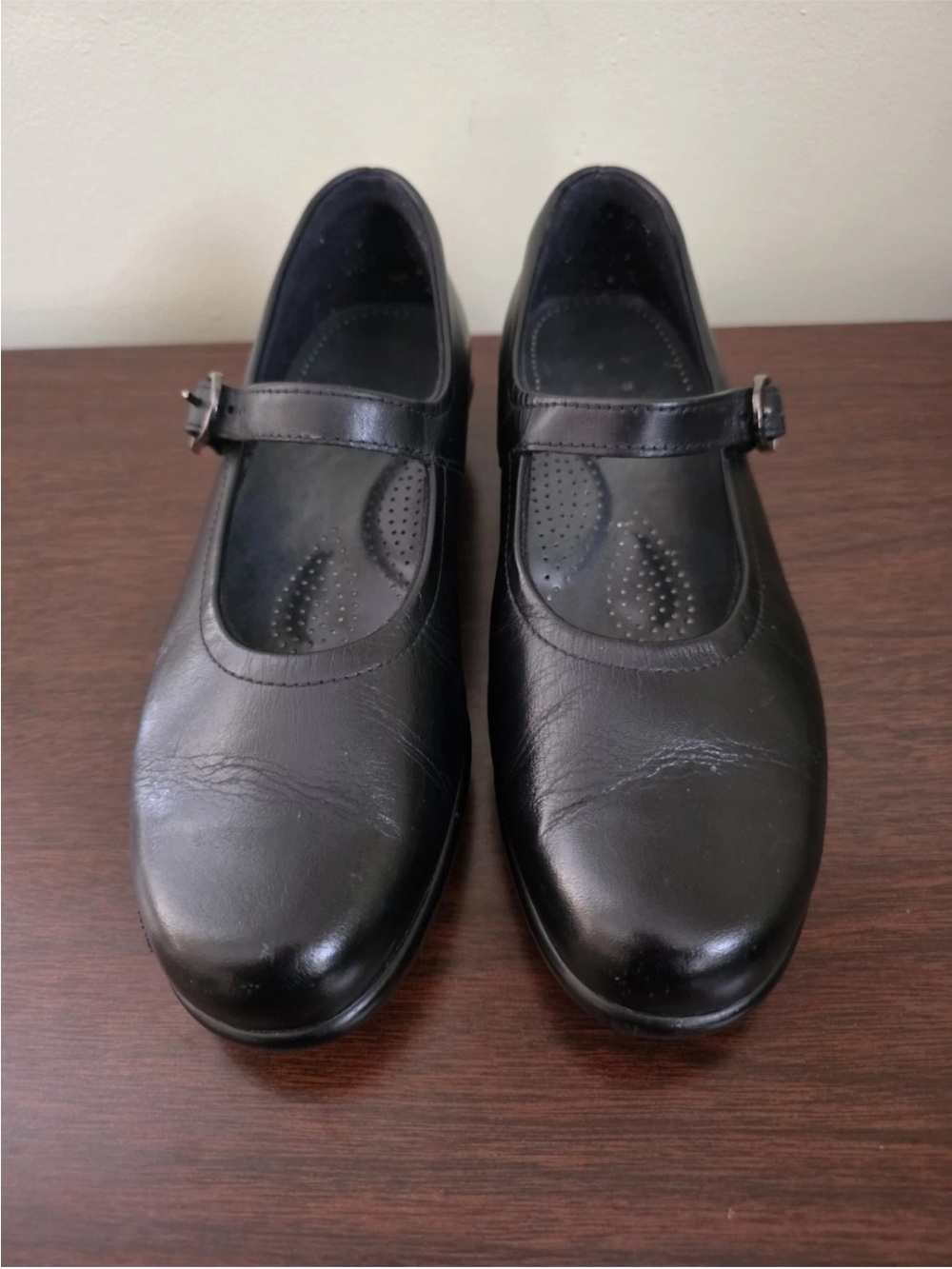 SAS Tripad Comfort Maria Mary Jane Shoes Black Leather Women's Size 7.5 M EUC